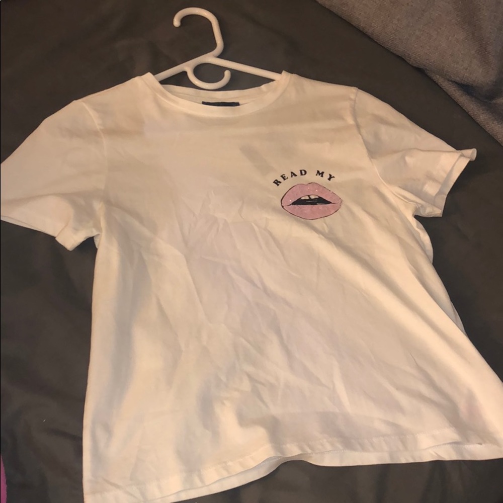 topshop white t shirt